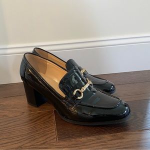 Liz Claiborne Patent Leather Block Heel Pumps
